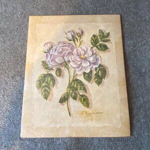 Floral Art Print By Karen Warren 16"‎ X 20" Hang Or Frame As Is botanical